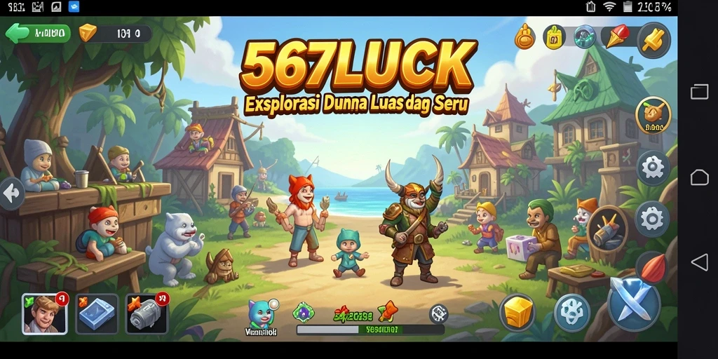 Gameplay seru di dunia terbuka 567LUCK.