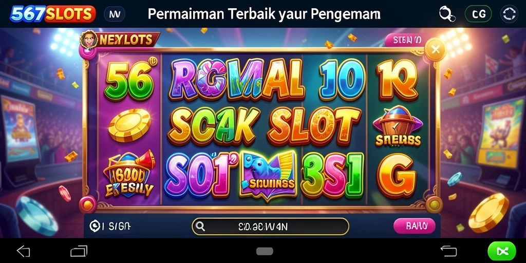 Tampilan gameplay yang menakjubkan dari 567SLOTS.