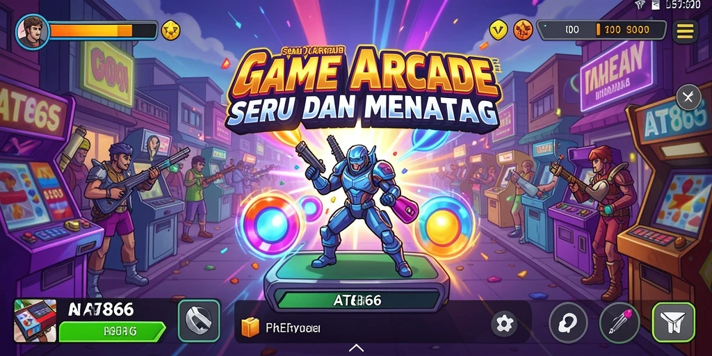 Tampilan gameplay seru dalam AT866 dengan grafis yang mencolok.