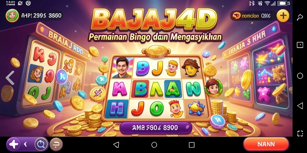 Gameplay seru dari aplikasi Bingo BAJAJ4D yang menghibur.