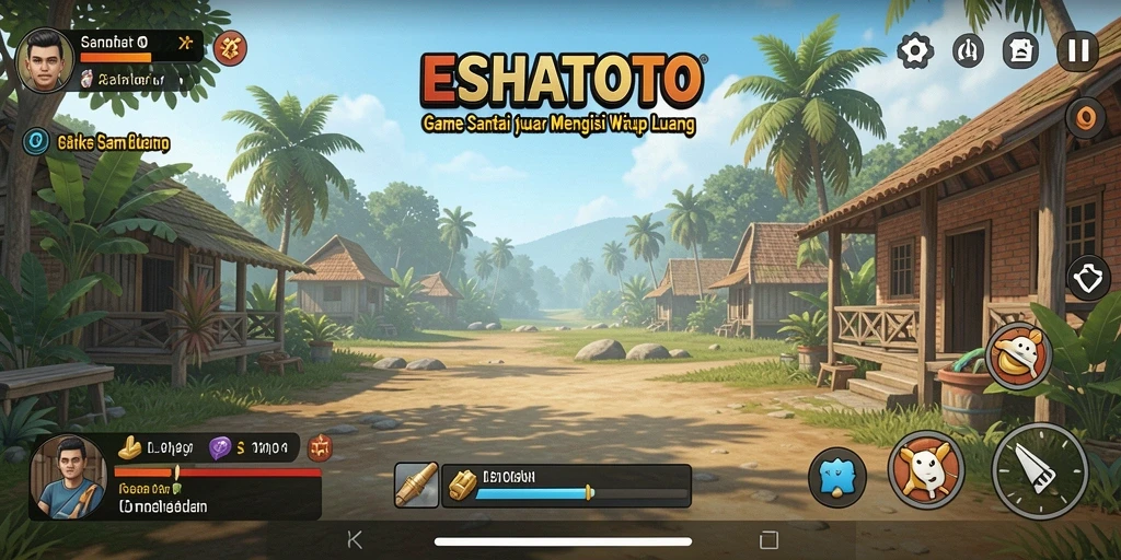 Screenshot gameplay ESHATOTO menampilkan momen seru dan menyenangkan.