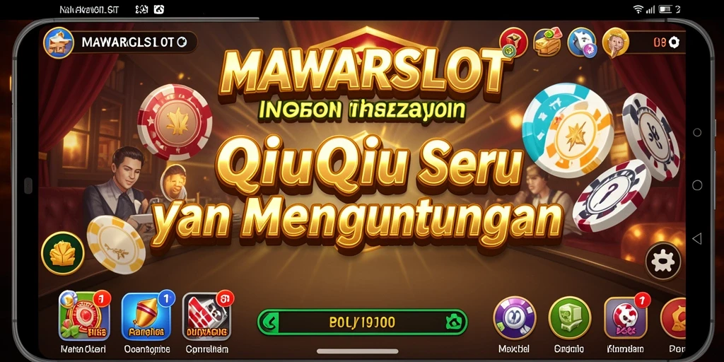 Screenshot MAWARSLOT menampilkan aksi permainan QiuQiu yang menarik.