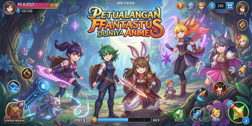 Screenshot PG11 menampilkan aksi seru dalam dunia anime yang penuh warna.